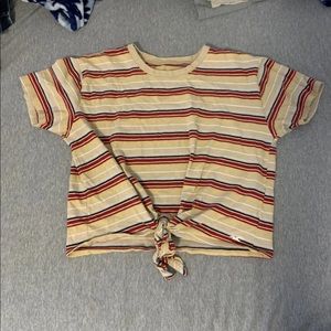 Hollister Front knot crop top